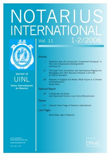 1-2/2006 UINL - Notarius International