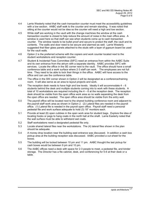 MEETING MEMORANDUM Oregon State University Student ...