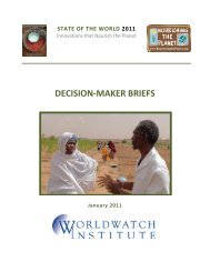 Here - Worldwatch Blogs - Worldwatch Institute