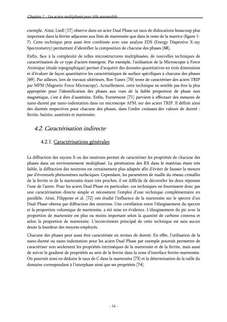 Etude par mesure du bruit Barkhausen de la microstructure et de l ...