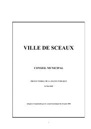ville de sceaux conseil municipal