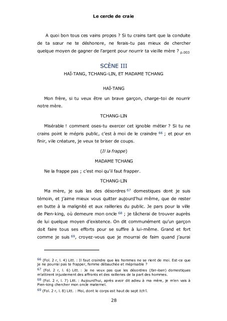 Hoeï-lan-ki, ou l'Histoire du Cercle de Craie - Chine ancienne