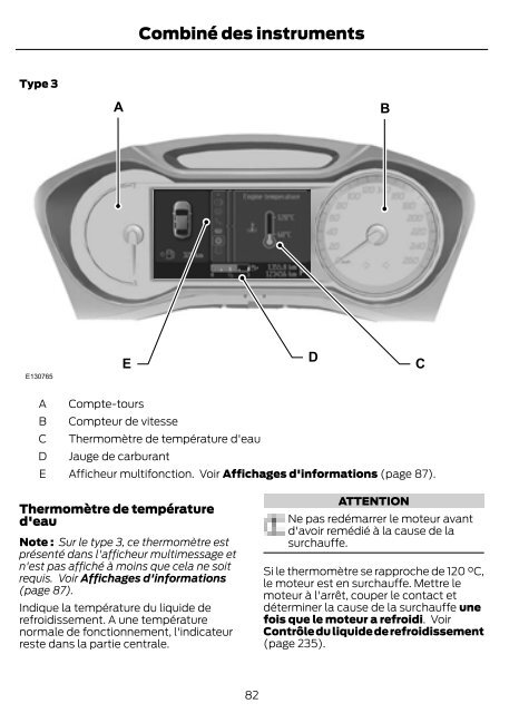 FORD MONDEO Manuel du conducteur - Ford MAROC