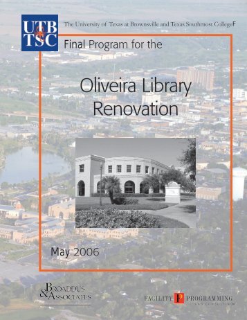 Oliveira Library Renovation - blue - The University of Texas at ...