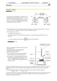 C H I M I E : ( 7points ) EXERCICE 1 (2,5 pts ) On considère la pile ...