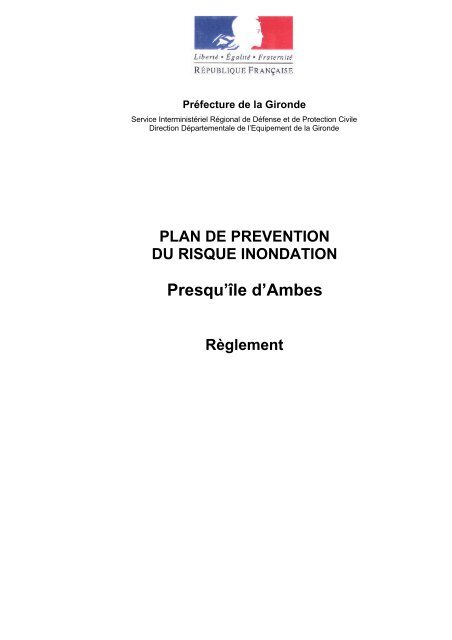 ppri-ambes réglement