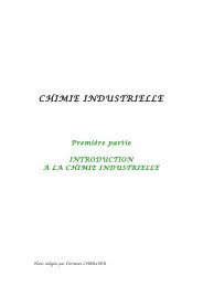CHIMIE INDUSTRIELLE - Gramme