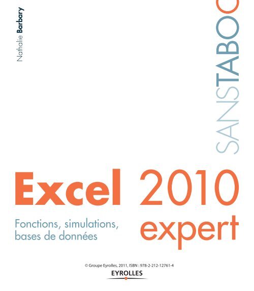 Excel 2010 Expert - Éditions Eyrolles