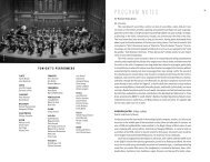 PROGRAM NOTES - Boston Modern Orchestra Project