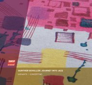 gunther schuller: journey into jazz - Boston Modern Orchestra Project