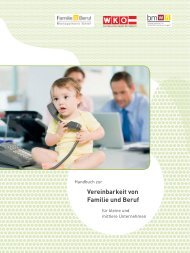 Handbuch zur Vereinbarkeit von Familie und Beruf - BMWA