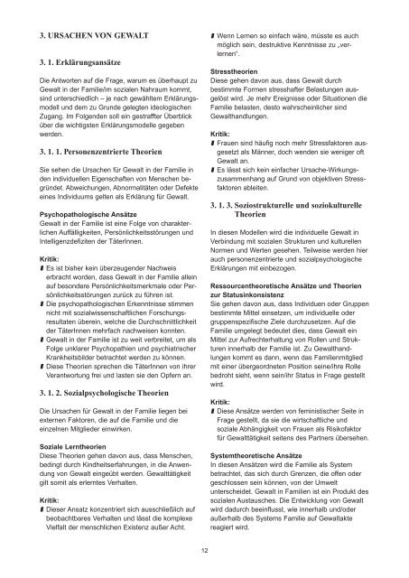 Gewaltbericht - Kurzfassung - BMWA