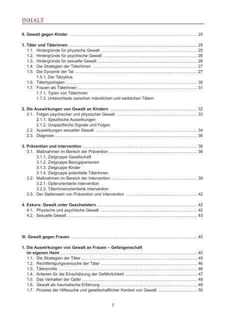 Gewaltbericht - Kurzfassung - BMWA