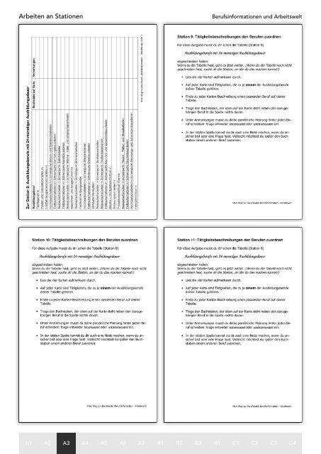 Arbeitsmaterialien zum Berufswahlpass - Berufliche Orientierung ...