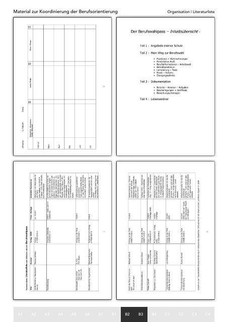 Arbeitsmaterialien zum Berufswahlpass - Berufliche Orientierung ...