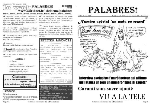 Palabres! n° 15