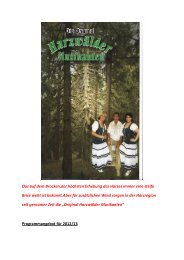 Harzwälder Musikanten für Ihre Feste.pdf - Diedorf