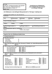 An das Institut für Transfusionsmedizin Suhl gGmbH Abt ... - Diedorf