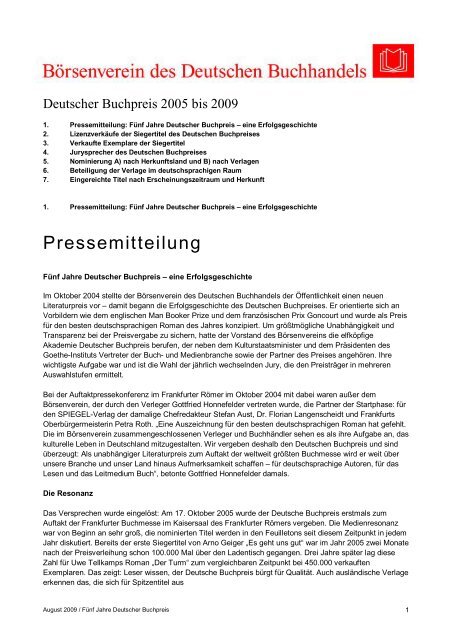 Download Medienpaket "Fünf Jahre Deutscher Buchpreis" (PDF)