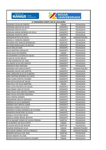 adoenes sevalho pinedo esbam pedagogia adriana araujo da silva ...