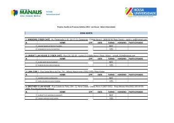 Lan House - Bolsa Universidade