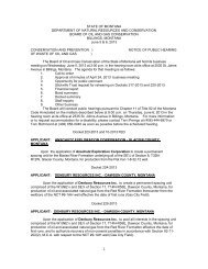 Docket 468-2006 - Montana Board of Oil and Gas