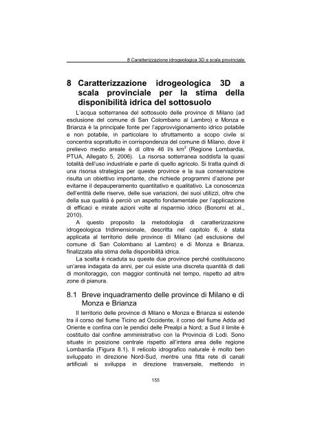 ricostruzione tridimensionale delle caratteristiche idrogeologiche ...