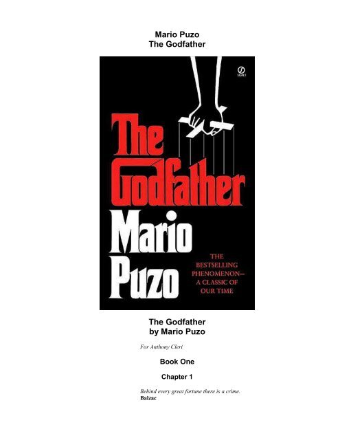 Mario Puzo The Godfather Pdf