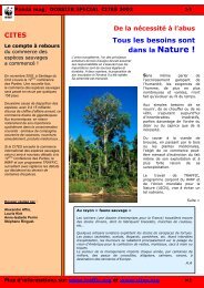Dossier spécial CITES 2002 - WWF France