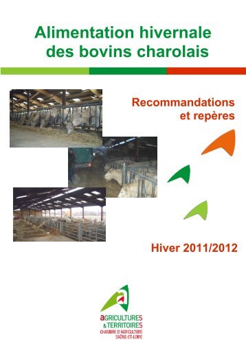 Alimentation hivernale des bovins charolais - Chambre d'agriculture ...