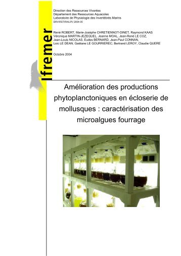 caractérisation des microalgues fourrage