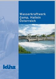Wasserkraftwerk Gamp, Hallein Österreich