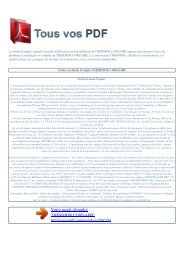 corsaire - TOUS VOS PDF: Manuel d'utilisation
