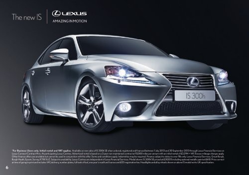 Q3 2013 LEXUS BRADFORD