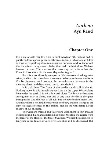 Ayn Rand - Anthem.pdf - Bookstacks