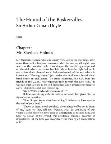 Arthur Conan Doyle - The Hound of the Baskervilles.pdf - Bookstacks