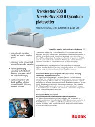 Trendsetter 800 II Trendsetter 800 II Quantum ... - Bob Weber, Inc.