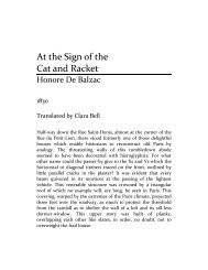 Honore de Balzac - At the Sign of the Cat and Racket.pdf - Bookstacks