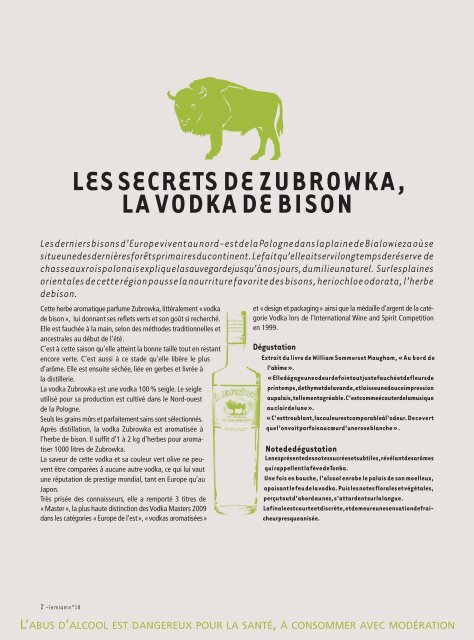 Carnetdetendances à l'herbe de bison - Pernod