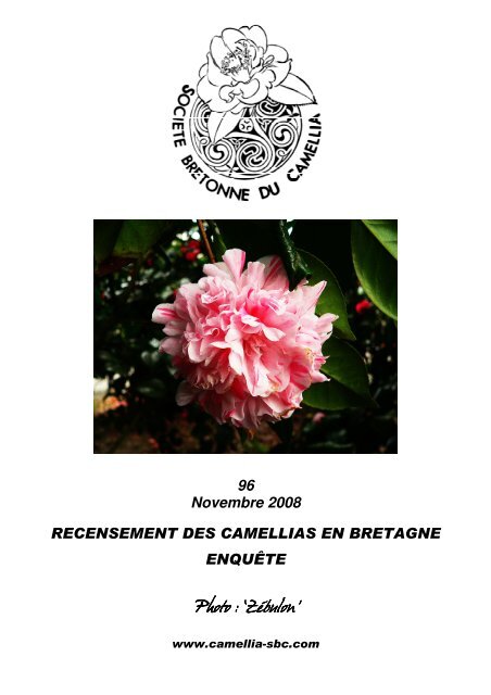 96 Novembre 2008 RECENSEMENT DES CAMELLIAS EN ...