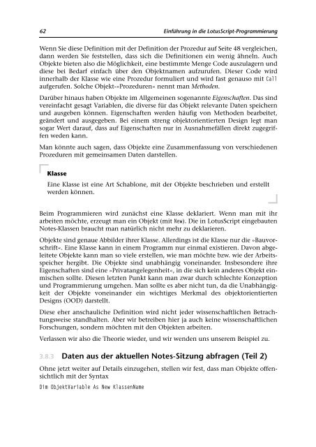 Das LotusScript-Entwicklerbuch für Notes/Domino 8 - Addison-Wesley