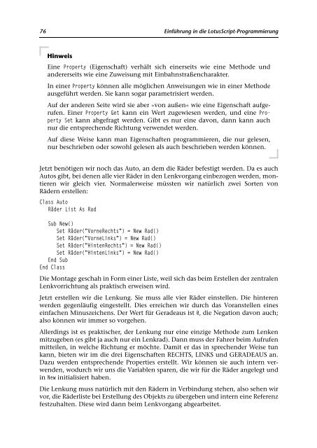 Das LotusScript-Entwicklerbuch für Notes/Domino 8 - Addison-Wesley