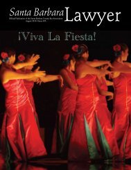 ¡Viva La Fiesta! - Santa Barbara County Bar Association