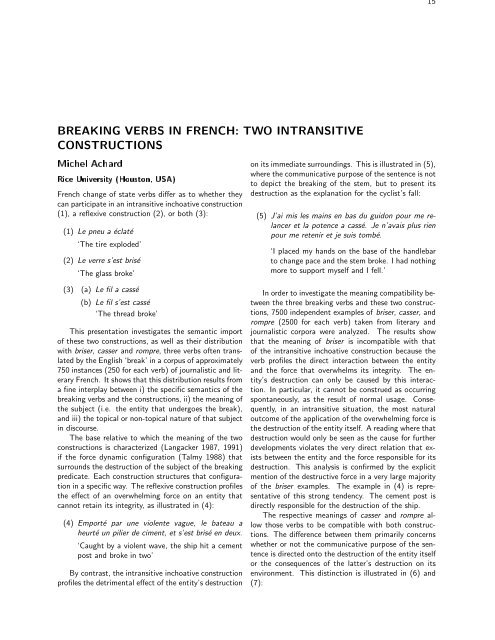 Unbalanced, Idle, Canonical and Particular: Polysemous Adjectives in  English Dictionaries