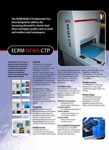 ECRM NEWS CTP - Bob Weber, Inc.