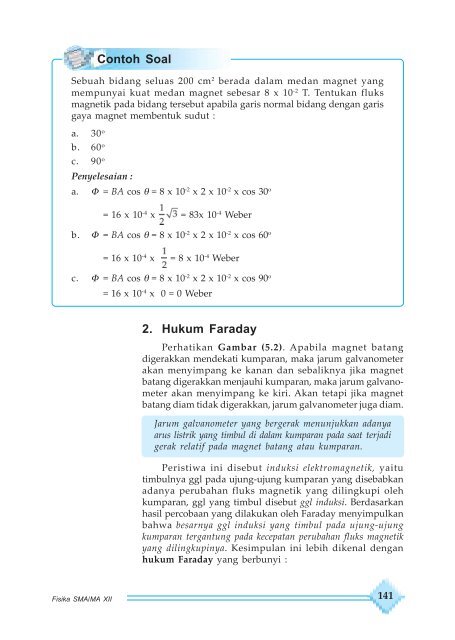 Contoh Soal Dan Pembahasan Hukum Faraday Fisika Cara Mengajarku