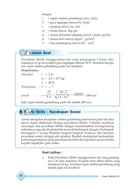 Contoh Soal Gelombang Cahaya Kelas 12 - Berbagi Contoh Soal