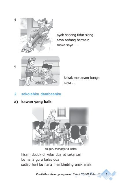 Untuk SD/MI Kelas II