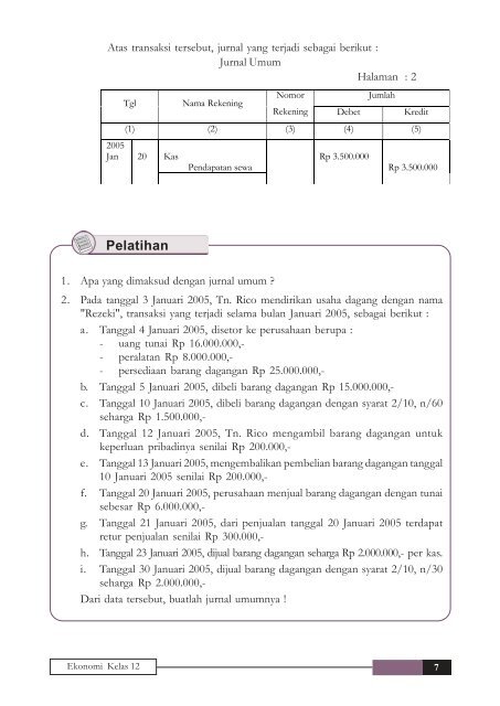 2. Jurnal Khusus