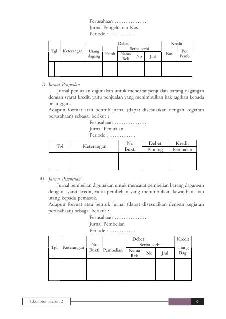 2. Jurnal Khusus